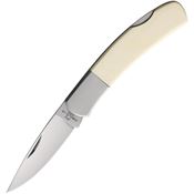 Katz GTWM Gentleman's Lockback Knife White Smooth Bone Handles