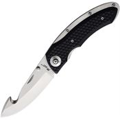 Katz ZNJ35GHG10B Guthook Linerlock Knife Black Handles