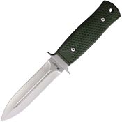Katz BT10G10GN Ktzbt10G10Gn Green Satin Fixed Blade Knife Green Handles