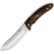 Katz PRO45ST Pro Hunter Satin Fixed Blade Knife Stag Handles