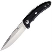 Katz PDT5G10B Predator Satin Fixed Blade Knife Black Handles