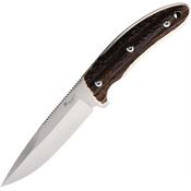 Katz PDT5ST Predator Satin Fixed Blade Knife Stag Handles