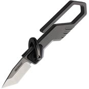 Ketuo 008 Mini Keychain Two-Tone Folding Knife Gray Handles
