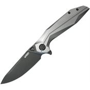 Kubey 235E Nova Stonewash Knife Gray Handles