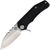 Medford 001DTQ08TM 187 Flipper Framelock Knife Black G10 Handles