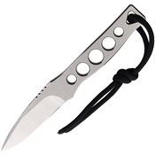 Medford 117STQQ1KB Necromancer Tumbled Fixed Blade Knife Skeletonized Handles