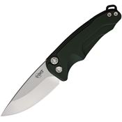 Medford A39STQ40AG Auto Smooth Criminal S35VN Tumbled Knife Green Handles