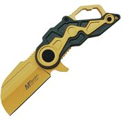 MTech A1199GYL Assist Open Linerlock Knife with Gold Handles