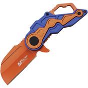 MTech A1199BOR Assist Open Linerlock Knife with Orange Handles