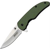 MTech A1198GN Assist Open Linerlock Knife with Green Handles