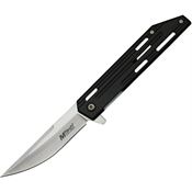 MTech A1200BK Assist Open Linerlock Knife with Black Handles