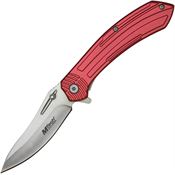 MTech A1201RD Assist Open Linerlock Knife with Red Handles