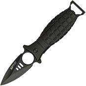 MTech A588BK Grenade Linerlock Knife A/O Black Handles