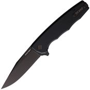 Ocaso 29BAB Strategy Linerlock Knife Black Handles