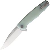 Ocaso 29JGD Strategy Linerlock Knife Jade Handles
