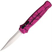 Piranha P19PK Auto Rated-R OTF Pink Mirror Knife Pink Handles