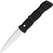 Piranha P21BK Auto 21 Button Lock Knife Black Handles