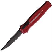 Piranha P19RT Auto Rated-R OTF Black Knife Red Handles