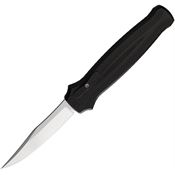 Piranha P19BK Auto Rated-R OTF Mirror Knife Black Handles