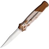 Piranha P19C Auto Rated-R OTF Mirror Knife Camo Handles