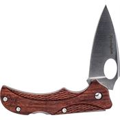 Remington 15728 Woodland Linerlock Knife Brown Handles