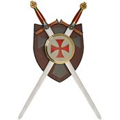 Rite Edge 926997 Templar Double Sword Plaque