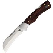 Roper 0039 Klondike Hawkbill Lockback Knife Brown Checkered Handles