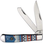 Roper 0002WS1 Sunset Series Trapper Knife Acrylic Handles