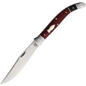 Rough Ryder Reserve 025 Sabacc Folder D2 Knife Black/Burgundy Micarta Handles