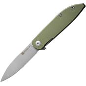 SenCut 220194 BocII II Linerlock Knife OD Green Handles