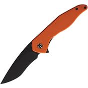 Shieldon EG01A Viper Linerlock Knife Orange Handles