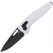 SOG 12730557 One-Zero XR Lock Black Knife White Handles