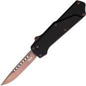 Southern Grind 22235 Auto Arachnid OTF Midnight Bro Knife Black Handles