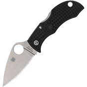 Spyderco MBKLFP Manbug Lockback Knife Black Handles