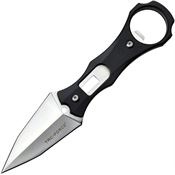 Tac Force FIX020BK Satin Fixed Blade Knife Black Handles
