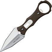 Tac Force FIX020BR Tac Force Satin Fixed Blade Knife Brown Handles