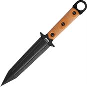 TOPS MGLAD01 Modern Gladius Black Fixed Blade Knife Tan Handles