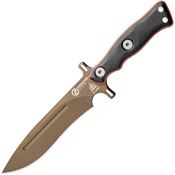 TOPS OP703 Operator 7 Bronze Fixed Blade Knife Tan Handles