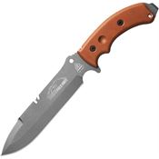 TOPS TAHO03 Tahoma Field Grey Fixed Blade Knife Tan Handles