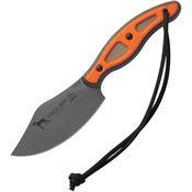 TOPS FDOG01 Field Dog Tumbled Fixed Blade Knife Black and Tan Handles