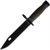 Waffentechnik B2K B2K Combat Black Fixed Blade Knife Olive Handles