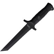 Waffentechnik KM2K Combat Black Fixed Blade Knife Black G10 Handles