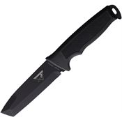 Waffentechnik B2 Buddy 2 Black Fixed Blade Knife Black Handles