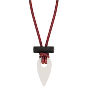 Wazoo Survival Gear NKLSPSTWH Spark Necklace White