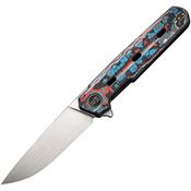 We 220264 Navo Linerlock Knife Nebula Carbon Fiber Handles