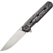 We 220262 Navo Linerlock Knife Rose Carbon Fiber Handles