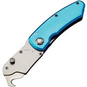 Wiebe 011 Zipper Linerlock Knife Utility Linerlock Knife Blue Handles