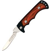 Wiebe 013 Vixen Scalpel Linerlock Knife Black Handles