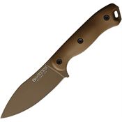 Becker 19 Nessmuk Brown Fixed Blade Knife Brown Ultramid Handles