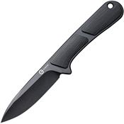 Civivi 230101 Mini Elementum Black Stonewash Fixed Blade Knife Black Handles